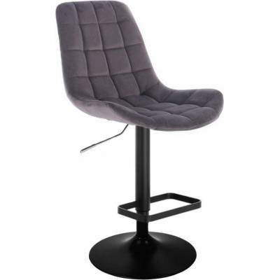 LuxuryForm Design Paris Velur na čiernom tanieri / šedá