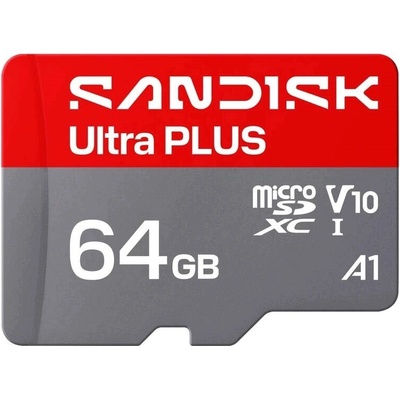 Sandisk Micro SDXC Ultra Plus 64GB SDSQUWC-064G-GN6MA – Hledejceny.cz