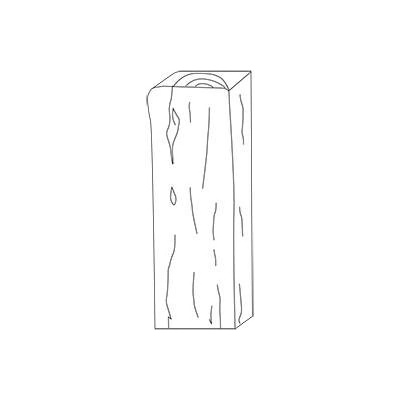 Ferobet Palisáda betonová Trám 75 745×240×150 mm natur reliéfní staré dřevo (15)
