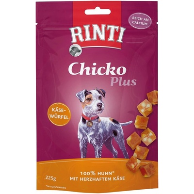 RINTI Chicko Plus Sýrové kostky s kuřecím masem 225 g