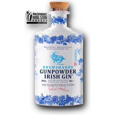 Drumshanbo Gunpowder Ceramic 43% 0,7 l (čistá fľaša)
