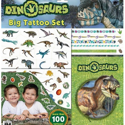 Jiri Models Velký set s tetováním Dinosauři