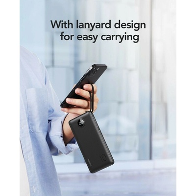 VEGER C10 10000mAh (Micro + Typ C + Lightning 8-pin) černá