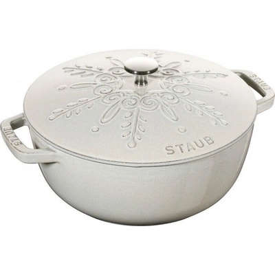 Staub La Marmite 24 cm 3,6 l bílý lanýžový