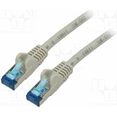 Goobay 67527 Patch S/FTP Kat: 6a RJ45 vidlice z obou stran lanko Cu