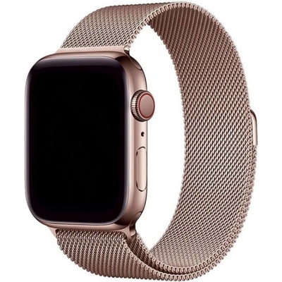 SES Elegantní kovový pásek pro chytré hodinky Apple Watch 44mm 6.série - světle růžový 9082 – Hledejceny.cz