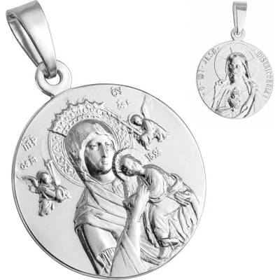 Argento Strieborný prívesok Panna Mária ustavičnej pomoci 86083