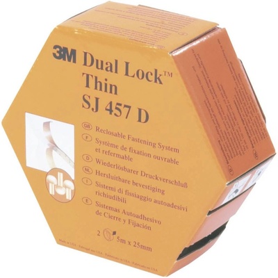3M SJ 457D Dual Lock Pásik so suchým zipsom lepiaci 5000 mm x 25 mm priesvitná