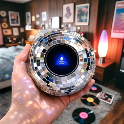 Disko koule s 20 retro odpověďmi Retro rozhodovací koule ve stylu disco – Hledejceny.cz