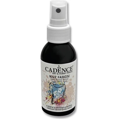 Farba na textil CADENCE YOUR FASHION 100 ml čierna
