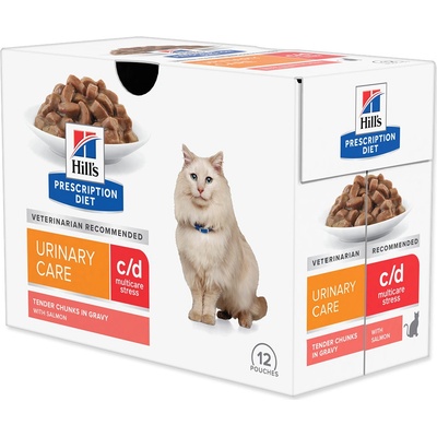 Hill's Prescription Diet c/d Stress urinary Care losos 12 x 85 g