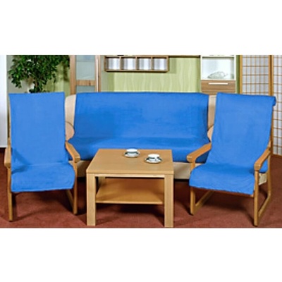 Bellatex potah na sedačku 6014-048 Modrá 150x200 cm, 2ks 65x150 cm