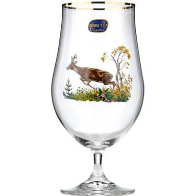 Crystalex Sklenice na pivo Srnka 550 ml