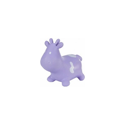 Hoppimals Skákací kravička fialová