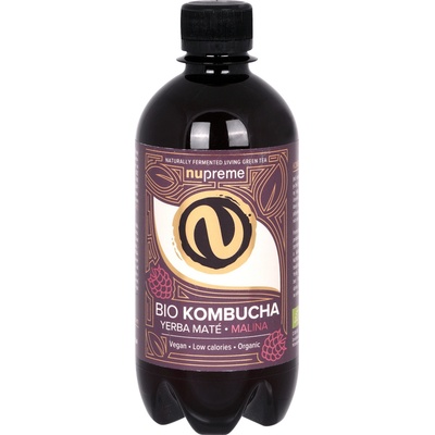 Nupreme Kombucha BIO Yerba Maté & Raspberry 400 ml