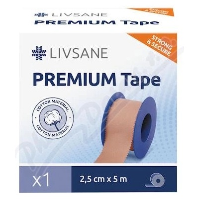 PHARMAPLAST LIVSANE Tejpovací páska Premium 2,5 cm x 5 m