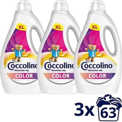 Coccolino Color prací gel 3 × 2,72 l 204 PD