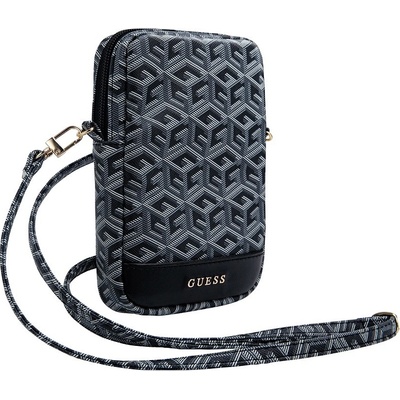 Guess PU G Cube Wallet Phone Bag Zipper černé
