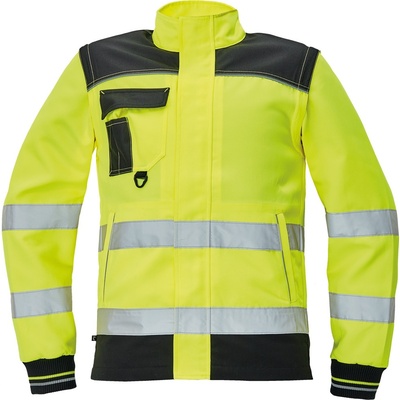 Cerva Knoxfield HI-VIS WINTER PILOT zimní reflexní bunda žlutá