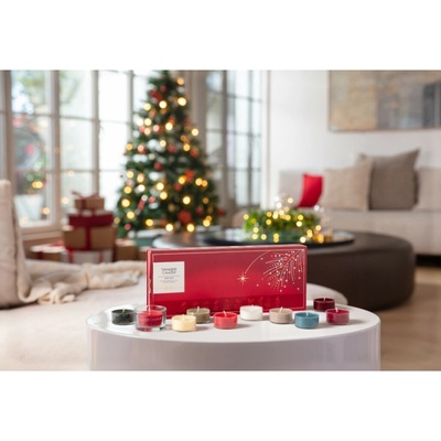 Yankee Candle Dárková sada 10 čajových svíček + svícen – Hledejceny.cz