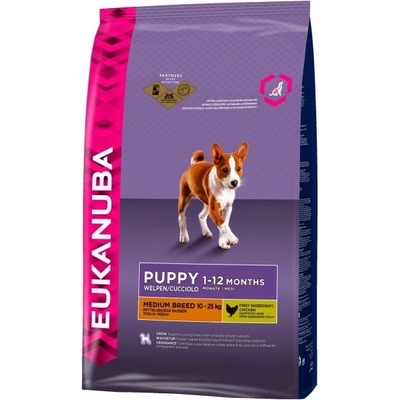 Eukanuba Puppy & Junior Medium Breed 15 kg