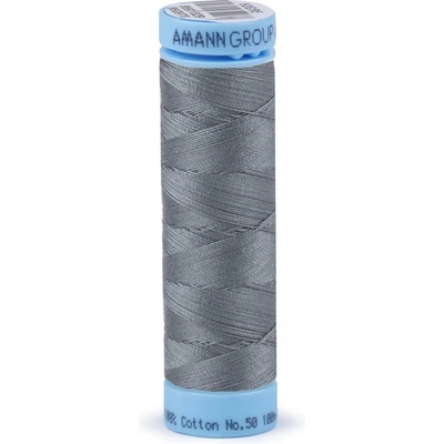 Bavlněné nitě 100 m etiketní č. 50 Triana Amann Barva: 0322 Neutral Gray