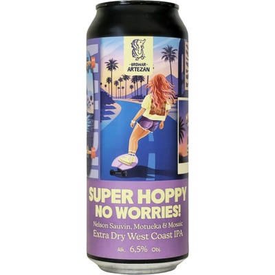 Artezan Super Hoppy No Worries 6,5% 0,5 l (plech)
