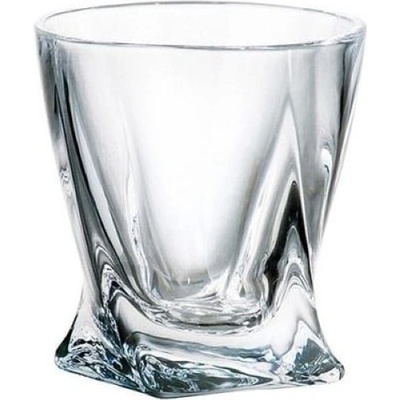 Crystal Bohemia Sklenice na whisky Quadro Crystal Bohemia balení . 6 x 340 ml