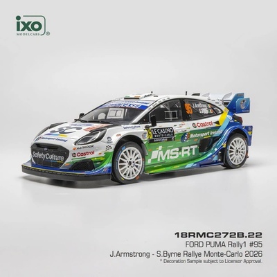 Ford Puma Rally1 Rallye Monte Carlo 2026 95 Armstrong BirneIXO 1:18