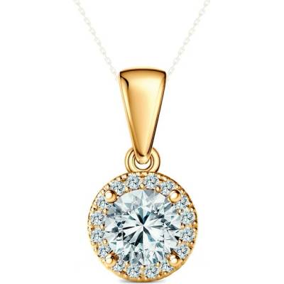 Savicki Prívesok This is Love žlté zlato žltý laboratórny diamant laboratórne diamanty TIL Z01 BR 050 LABYELLOW Z