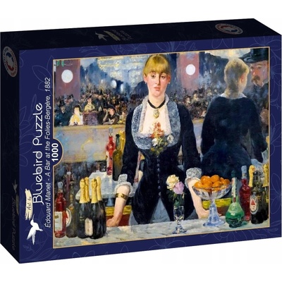 BlueBird Édouard Manet bar ve Folies-Bergère 1882 1000 dílků