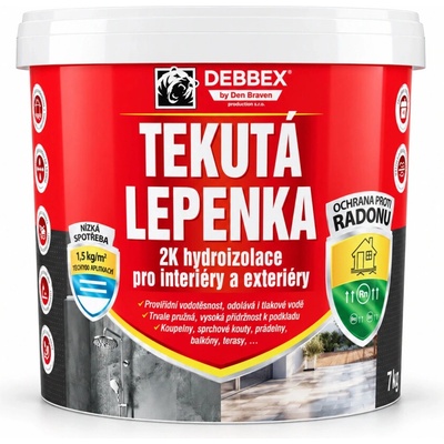 DEN BRAVEN Tekutá lepenka 2K hydroizolace RL 21 kg