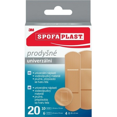 3M Spofaplast 176N univerzální náplasti mix 20 ks