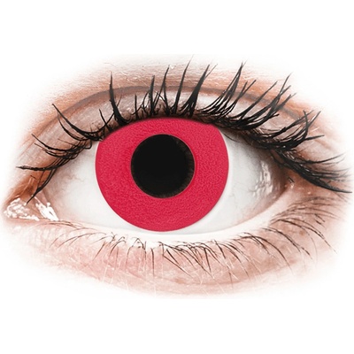 Gelflex CRAZY LENS - Solid Red - dioptrické jednodenní 2 čočky – Hledejceny.cz