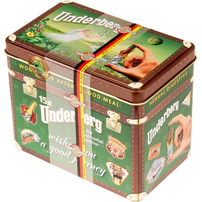 Underberg 44% 15 x 0,02 l (dárkové balení plechový box)