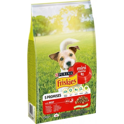 Friskies Mini Menu s hovädzím a obilninami 1,5 kg
