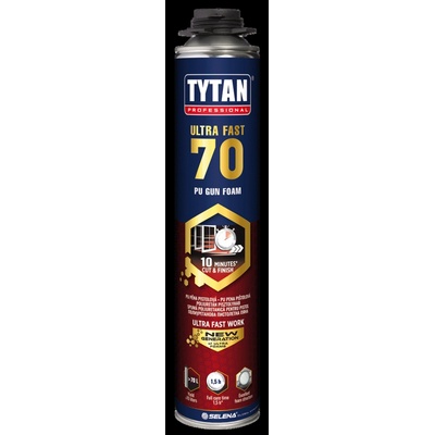 Tytan Pěna montážní pistolová Professional Ultra Fast 70 870 ml – Hledejceny.cz