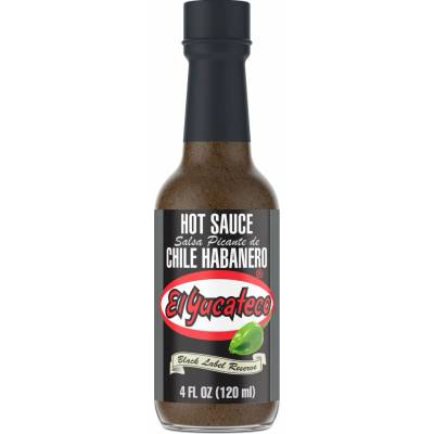 EL YUCATECO Salsa Habanera Negra 120 ml