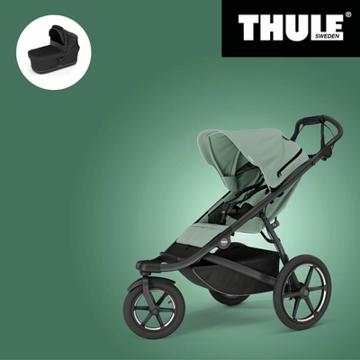 THULE URBAN GLIDE 3 MIST GREEN SINGLE 2025 Magnetic Buckle + Korba