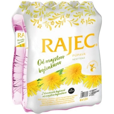 Rajec pampeliška neperlivá voda 6 x 1,5 l