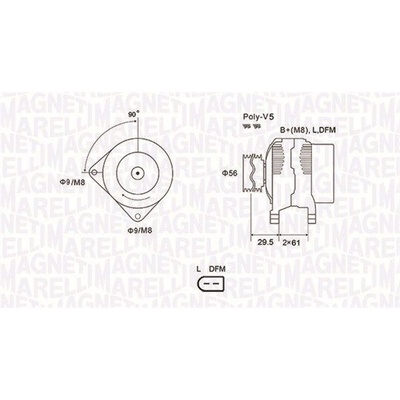 Generátor MAGNETI MARELLI 063731678010