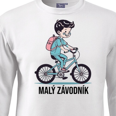 Mikina pro malého cyklistu