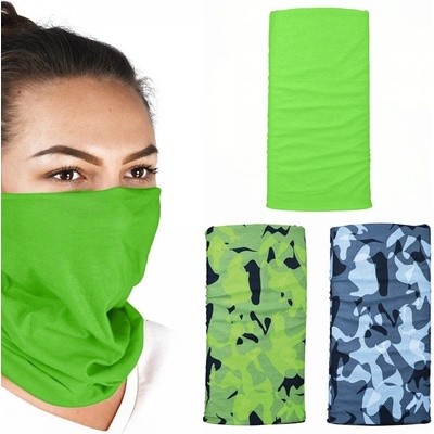 Oxford nákrčníky comfy havoc zelená/modrá sada 3 ks NW149