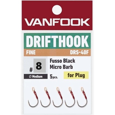 VANFOOK DRIFTHOOK DRS-40F vel.8 5 ks