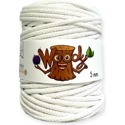 Woody Crafts Woody 5 mm – Bílá (100m)