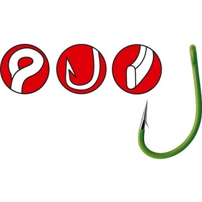 Gamakatsu A1 G-Carp Camou Green Super veľ.4 10 ks