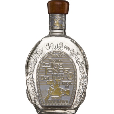 Los Tres Toňos blanco tequila 38% 0,7 l (holá láhev)