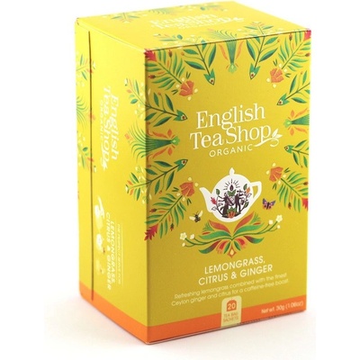 English Tea Shop Bylinkový čaj Citronová tráva se zázvorem a citrusy 20 ks