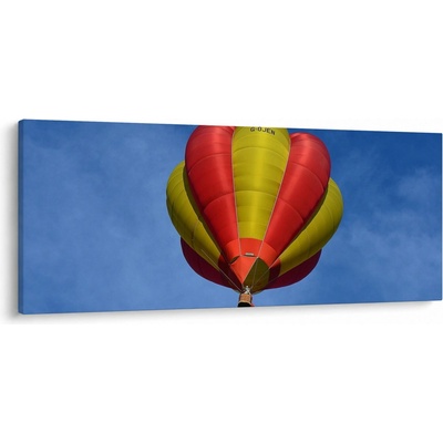 Obraz létajícího balónu, jednodílný 120x50 cm
