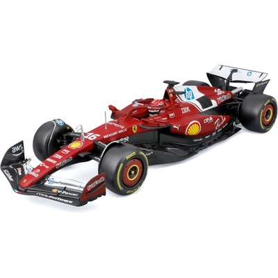 Bburago RACE Formula F1 Ferrari SF-25 2025 s helmou 16 Charles Leclerc 1:18